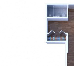 1 Bedroom Floor Plan A8 678 3