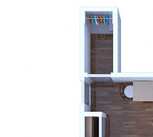 Studio Floor Plan S19 666 1F