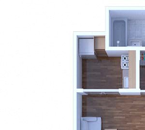 Studio Floor Plan S36 676 3A