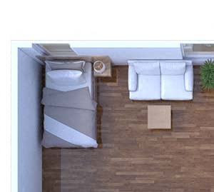 Studio Floor Plan S38 676 3C
