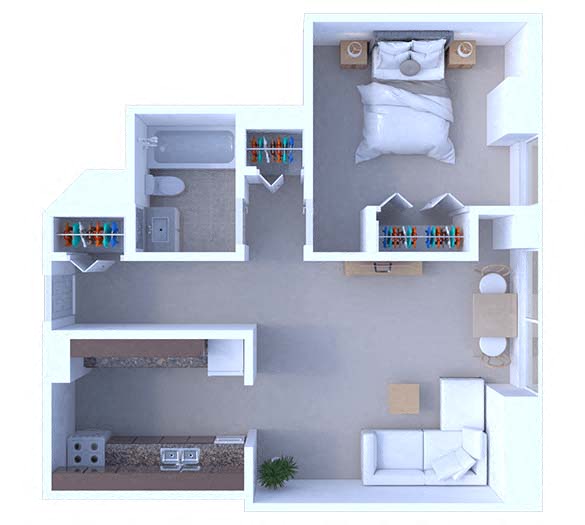 1380 E. Hyde Park Blvd. 1-2 Beds Apartment for Rent - Photo Gallery 4