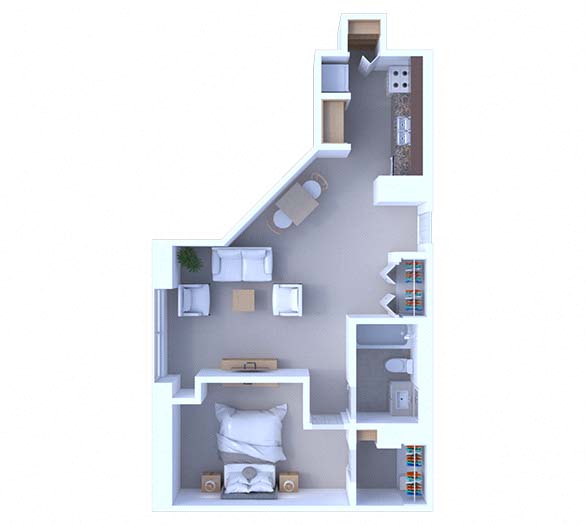 1380 E. Hyde Park Blvd. 1-2 Beds Apartment for Rent - Photo Gallery 8