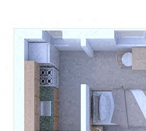 Studio Floor Plan S1