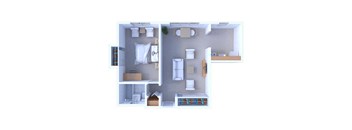 1 Bedroom Floor Plan A1