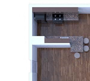 1 Bedroom Floor Plan A6