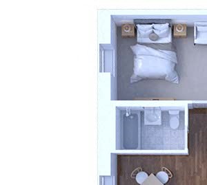 1 Bedroom Floor Plan A7
