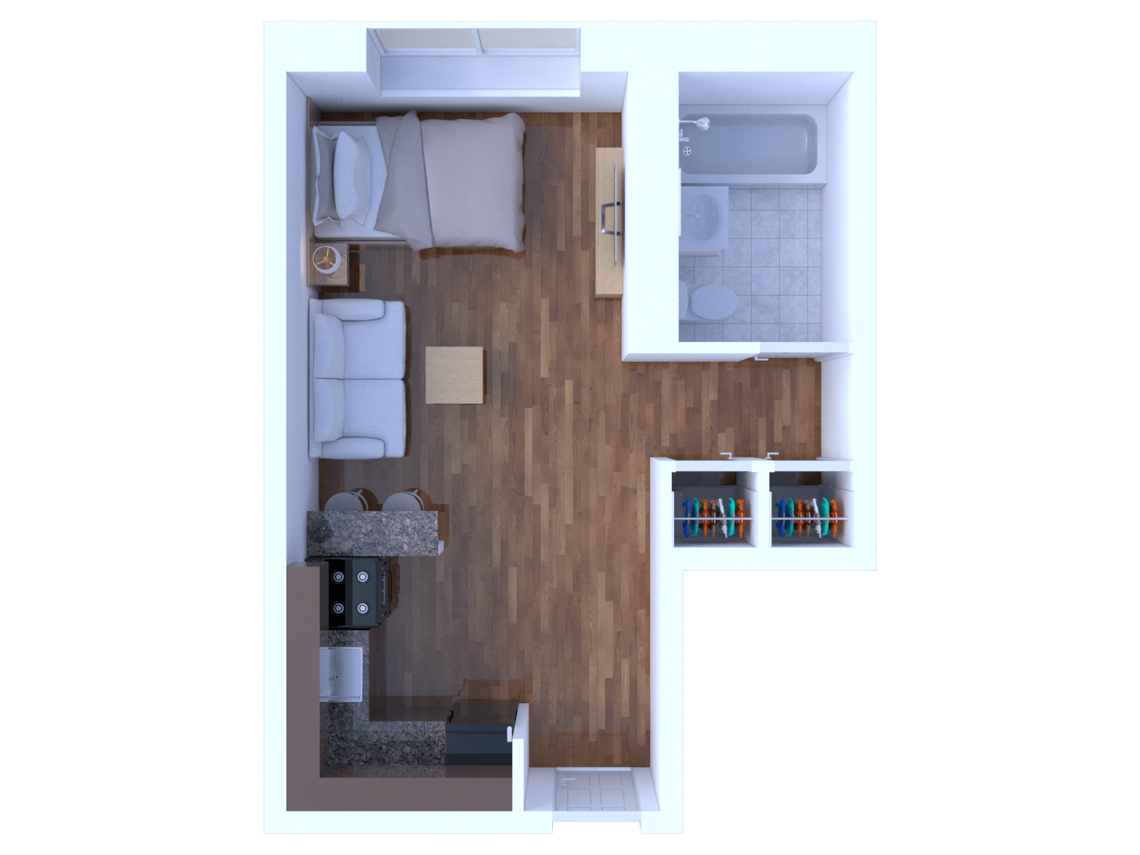 Studio Floor Plan S1
