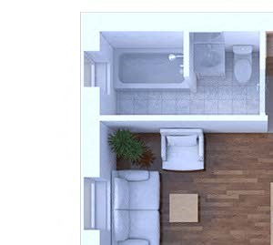1 Bedroom Floor Plan A5