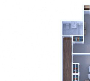 2 Bedroom Floor Plan B1