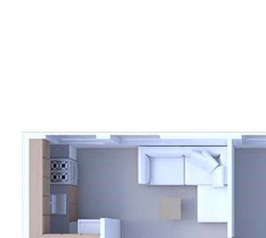 1 Bedroom Floor Plan A6