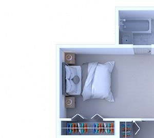 1 Bedroom Floor Plan A7