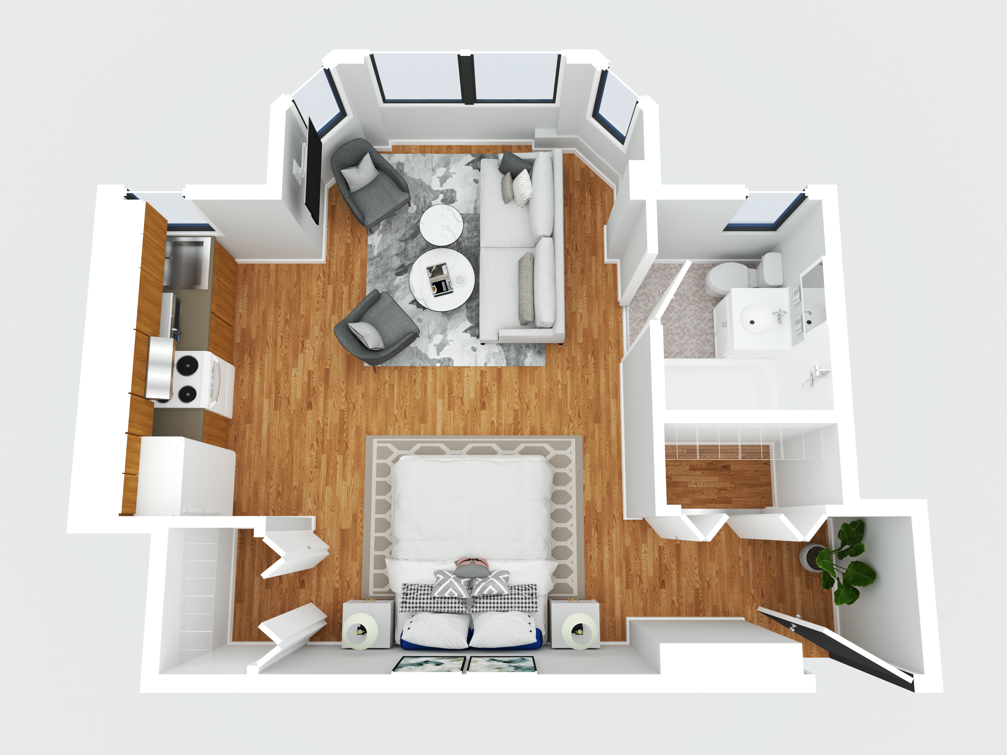 Studio Floorplan S3