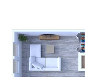 1 Bedroom Floor Plan A3