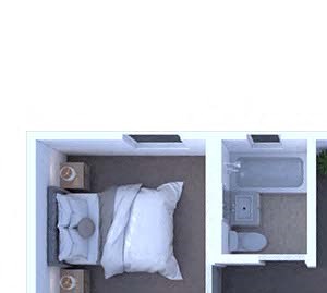 1 Bedroom Floor Plan A2