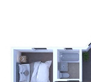 1 Bedroom Floor Plan A3