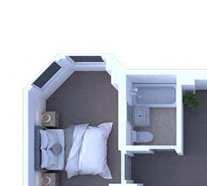 1 Bedroom Floor Plan A4
