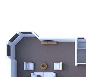 2 Bedrooms Floor Plan B1