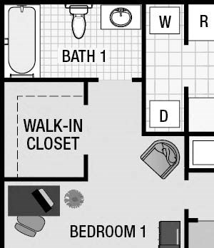 One Bedroom - One Bath