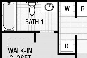 Three Bedroom - Two Bath