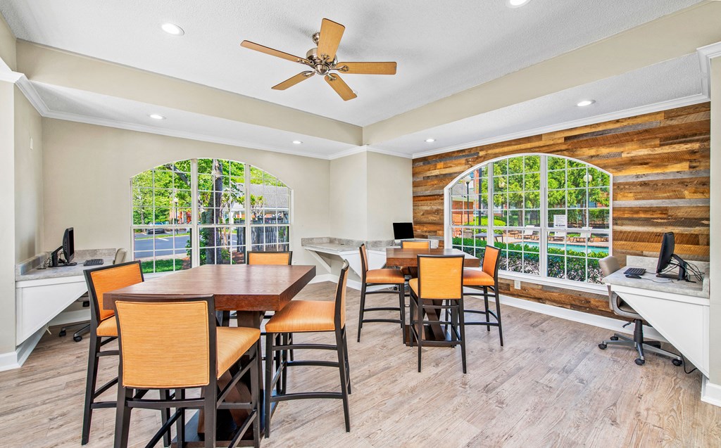 the 2400 2400 patio table and seating area with windows