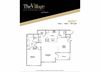 Bizet FloorPlan Bizet FloorPlan, 954 Sq. Ft. at The Village on Spring Mill, Carmel