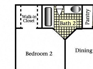 Two Bedrooms Two Bath