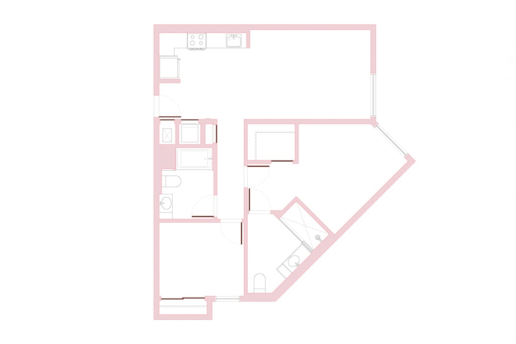 Plan 20 - 2 Bedroom