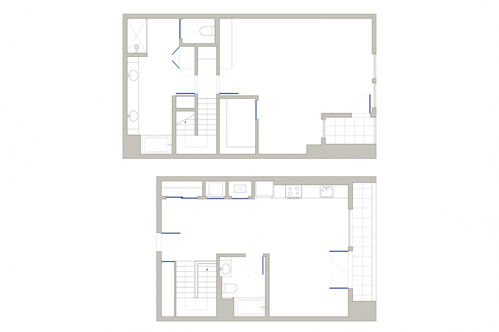 Plan 23 - 1 Bedroom Townhouse
