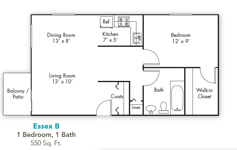 One Bedroom One Bath