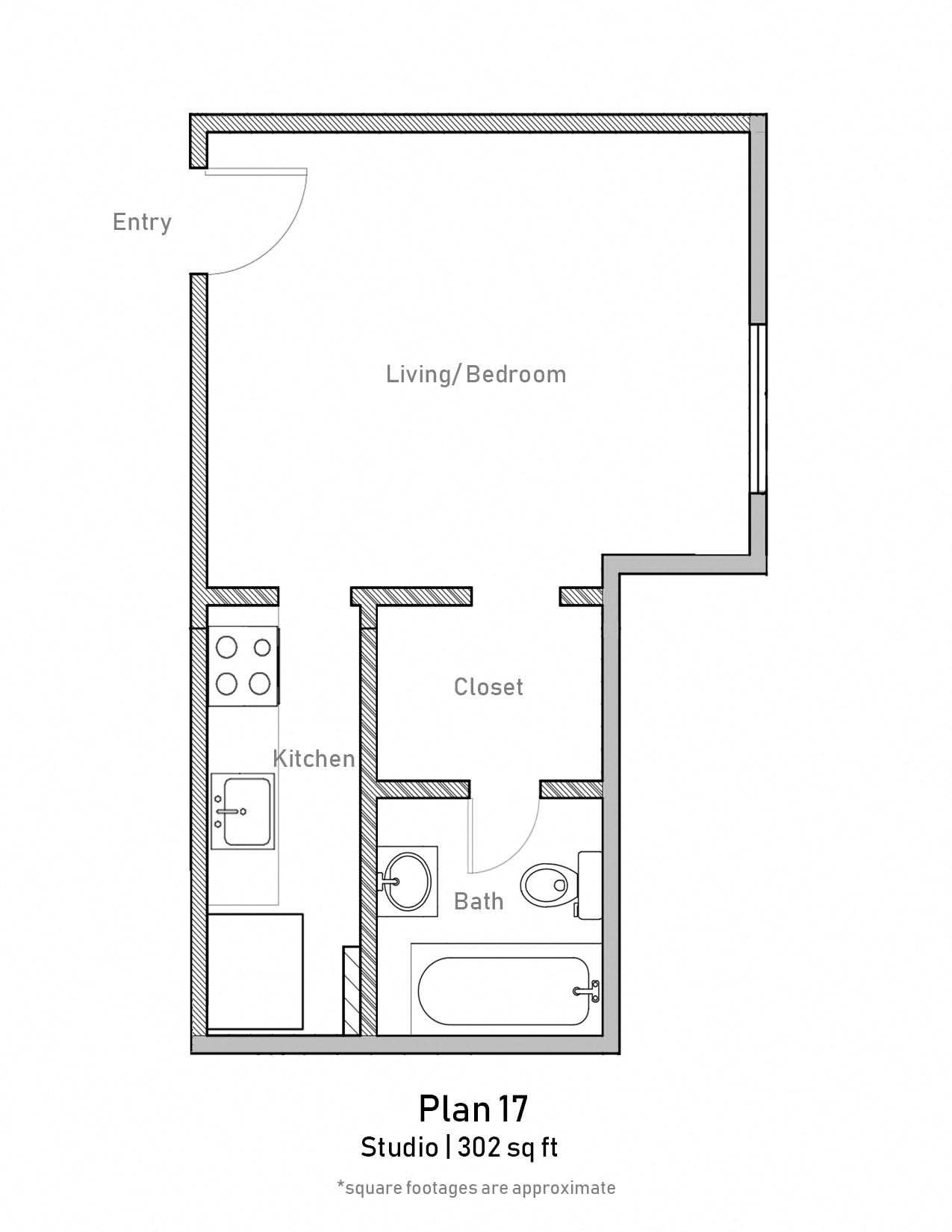 Studio - Plan 17