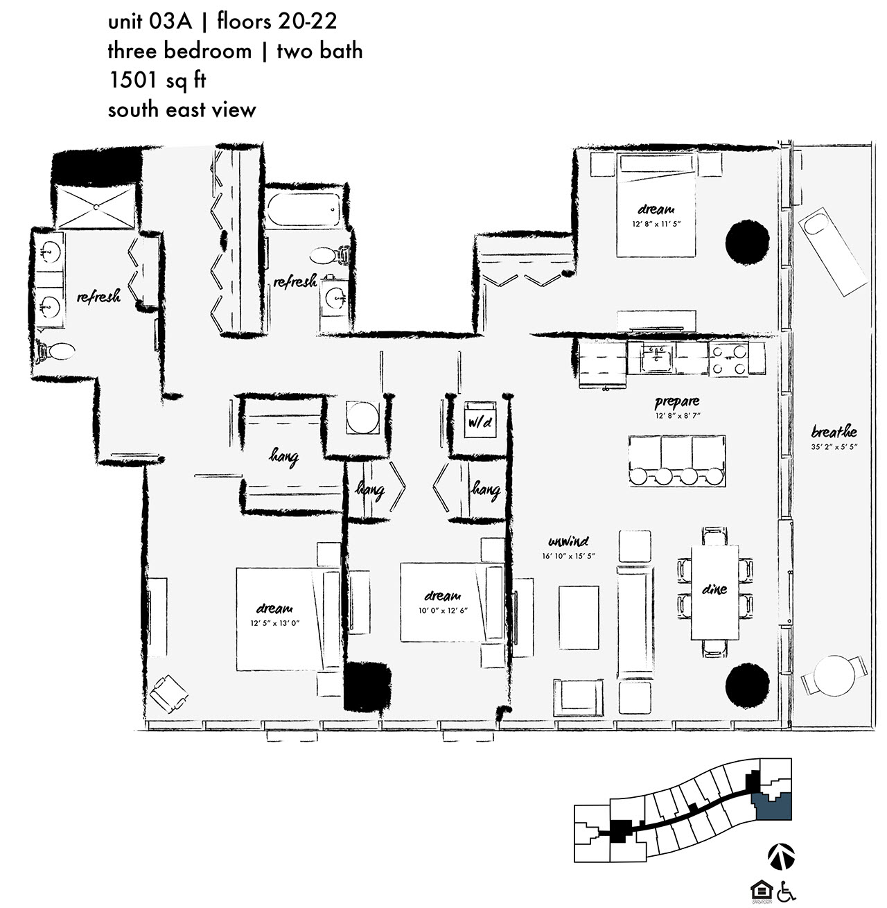 Studio 1 2 3 Bedroom Apartments For Rent In Midtown Miami Fl Midtown Five