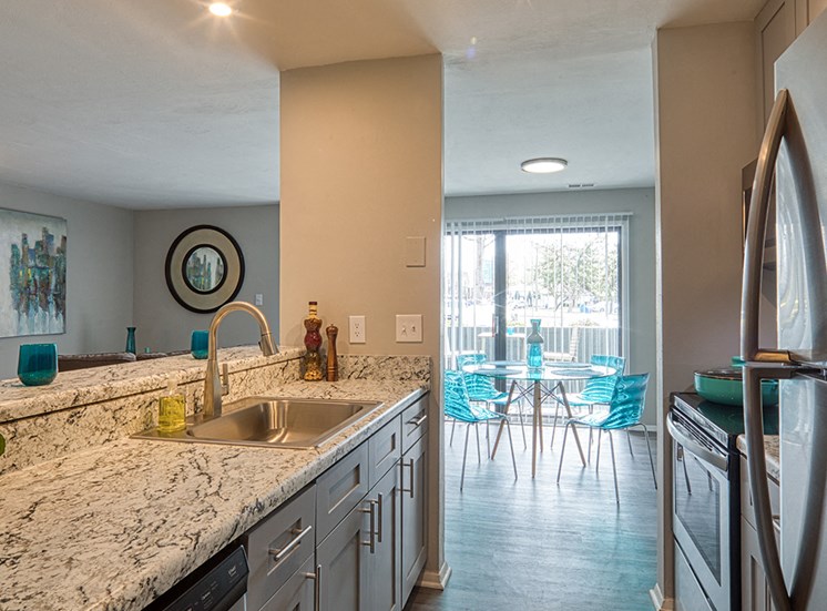 Model_Kitchen_at Newport News apartments