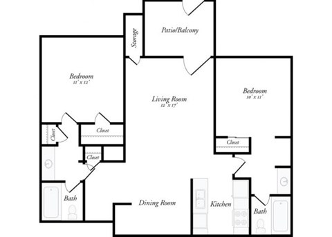 2700 S. Valley View Blvd. 1-3 Beds Apartment for Rent - Photo Gallery 12