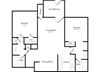 M - 2 Bed / 2 Bath