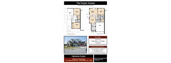 3 Bedroom 2.5 Bath Floor Plan at Highlands of Greenvillage*, Chambersburg, PA, 17202