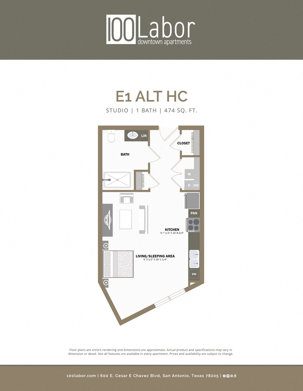 ea all hc floor plan  1 bedroom floor plan