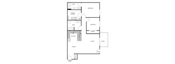 2 Bed 2 Bath - Lower