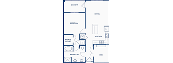 The Centennial - 1 Bedroom with Den