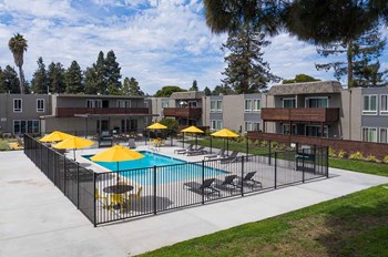 Pool with lounge chairs l Fremont Ca Apartments for rent - Photo Gallery 13