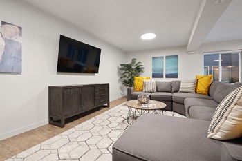 Clubhouse seating with TV - Photo Gallery 26