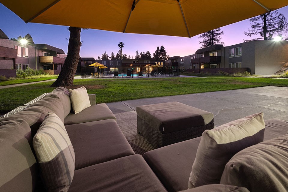 Outside seating area 