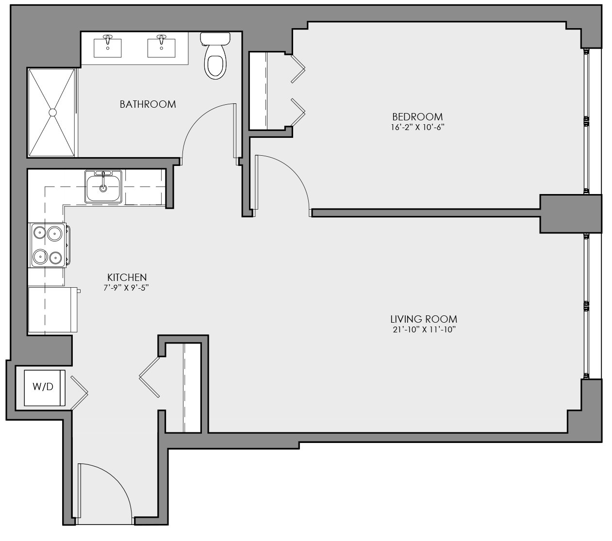 1D Floor Plan 5
