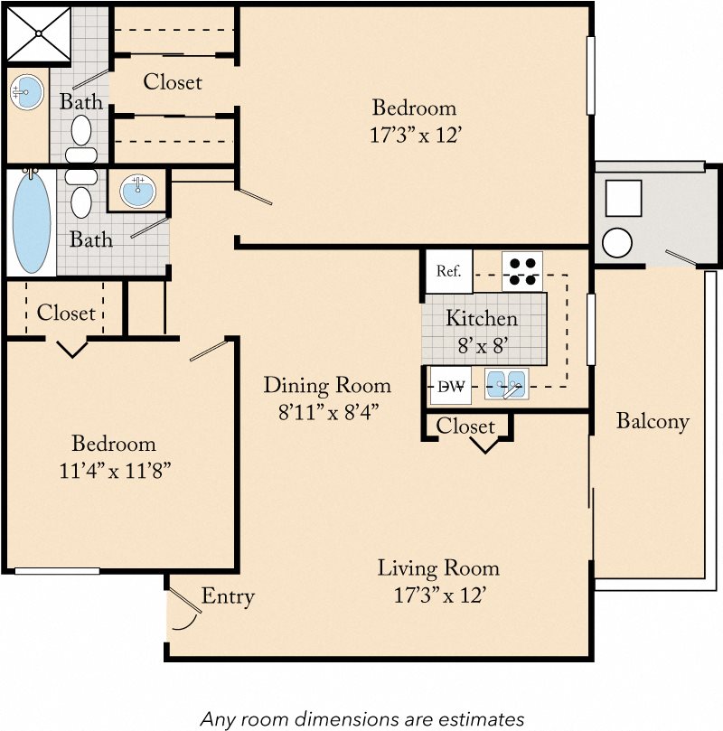 Apartment Floor Plans and Layouts Cobble Creek Apartments