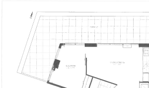 BeachHill Apartments 1 bedroom + 1 bathroom penthouse apartment floor plan in Toronto, ON
