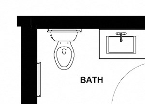 Page studio floor plan at The Central in Minneapolis MN Page studio one bathroom floor plan at The Central in Minneapolis MN
