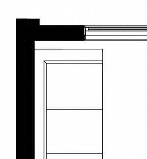 Ecco studio floor plan Ecco studio one bathroom floor plan at The Central apartments in Minneapolis MN