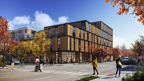 Apartment Exterior at City Modern 2660 John R Street LLC, Detroit