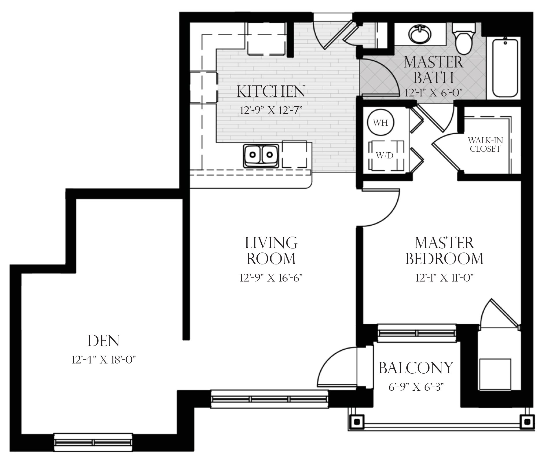 Frontier with Den Floor Plan 6