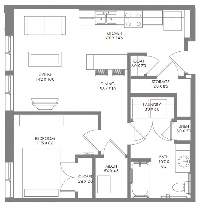 1 Bedroom