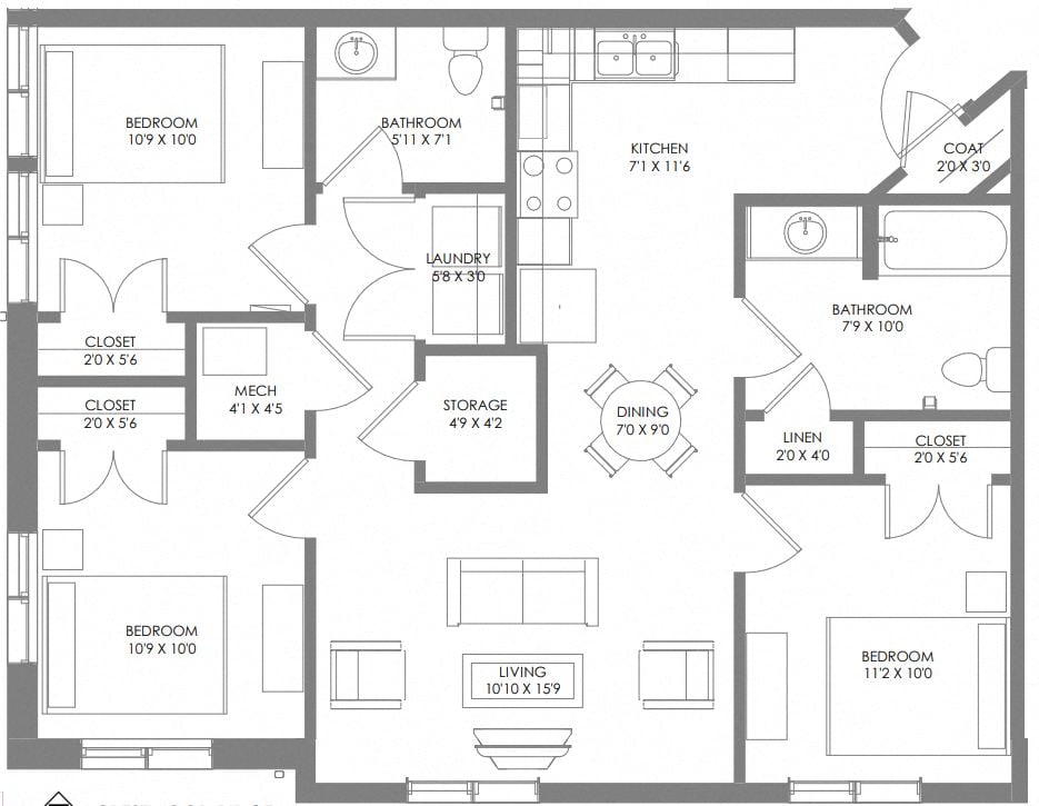 3 bedroom